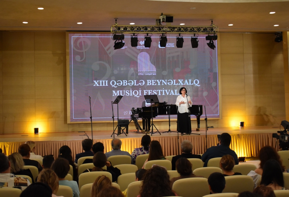 XIII Qəbələ Beynəlxalq Musiqi Festivalında kamera musiqisi axşamı