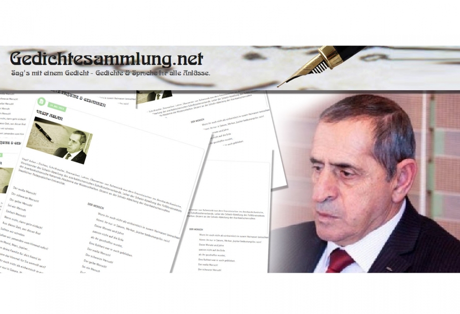 Azərbaycanlı şairin şeirləri Avstriya portalında