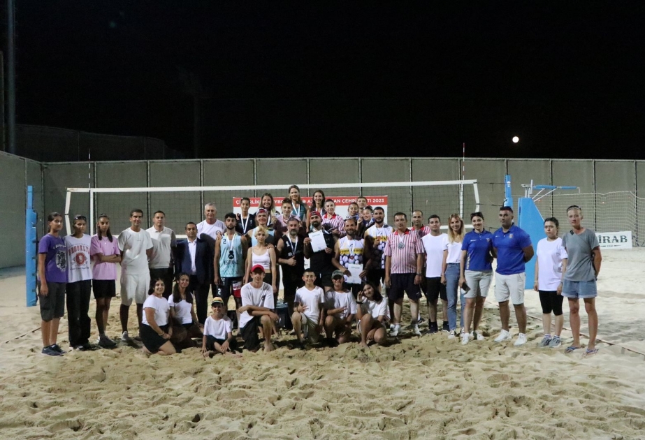 Çimərlik voleybolu üzrə Azərbaycan çempionatının qalibləri müəyyənləşib