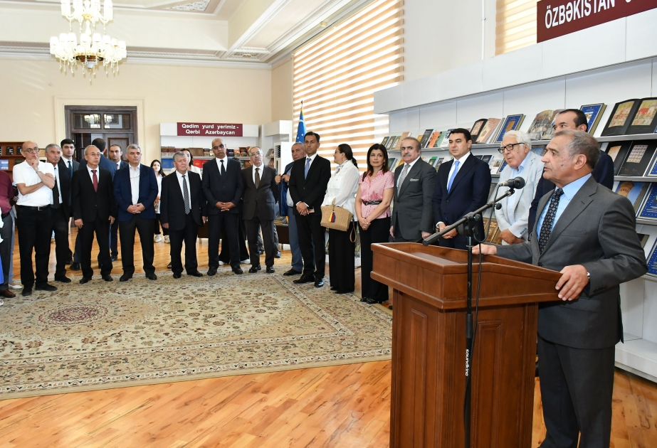 Milli Kitabxanada “Özbək ədəbiyyatı guşəsi”nin açılışı olub