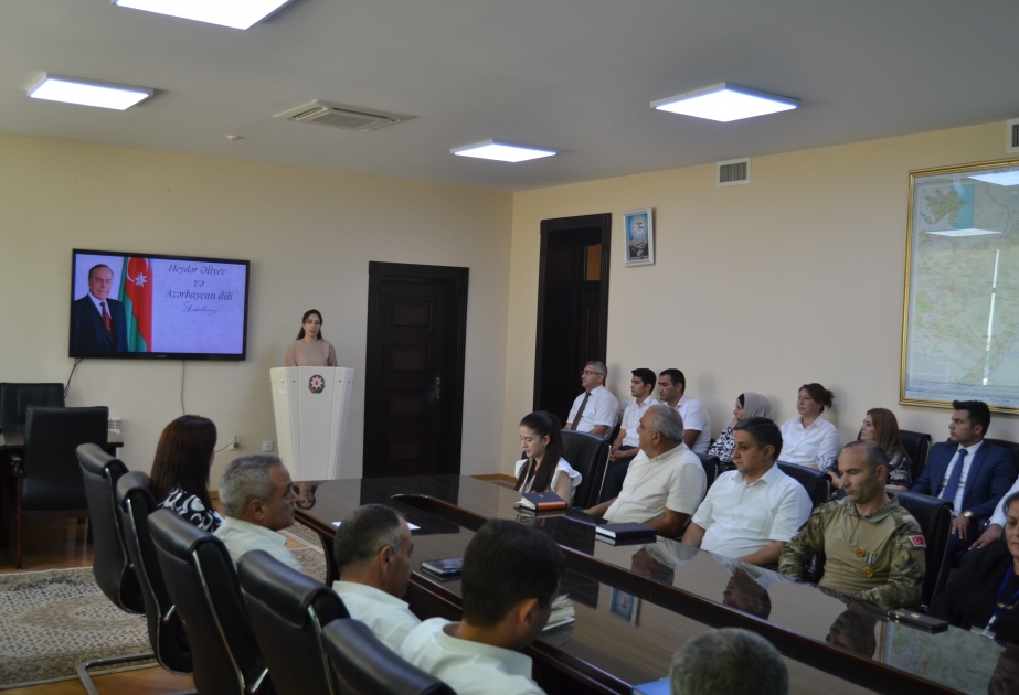 Milli-mənəvi dəyərlərimizin, ana dilimizin qorunmasında Ulu Öndər Heydər Əliyevin əvəzsiz xidmətləri var