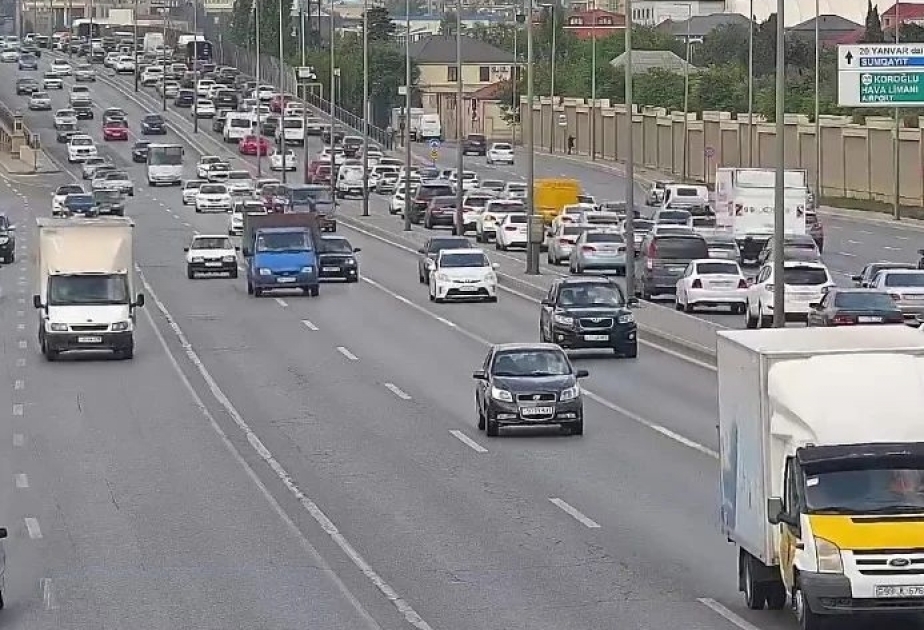 Bakıda hazırda sıxlıq müşahidə edilən yollar