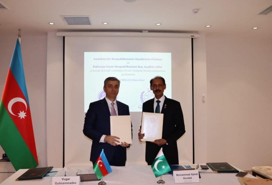 Hesablama Palatası və Pakistanın Baş Auditor Ofisi arasında Anlaşma Memorandumu imzalanıb