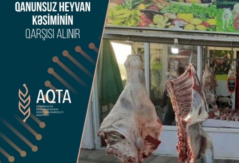 On bir heyvan kəsimi və ət satışı məntəqəsi ilə əlaqədar tədbir görülüb