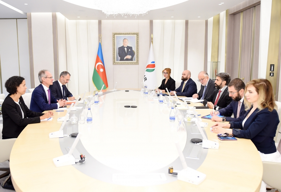 SOCAR-ın prezidenti “TotalEnergies” şirkətinin kəşfiyyat və hasilat üzrə prezidenti ilə görüşüb