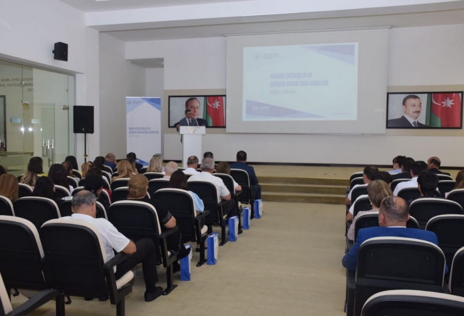 Qubada “Müasir çağırışlar və qarşıda duran əsas hədəflər” mövzusunda regional konfrans başa çatıb