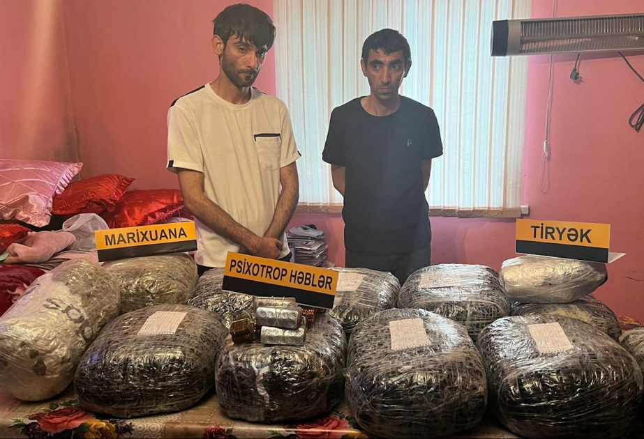 Ölkəyə qanunsuz yolla 73 kiloqram narkotik vasitə gətirən dəstənin üzvləri tutulub