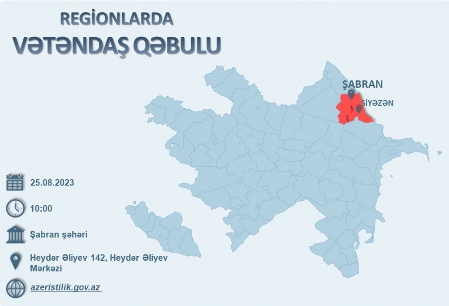 “Azəristiliktəchizat” ASC-nin rəhbərliyi Şabran və Siyəzən sakinləri ilə görüşəcək