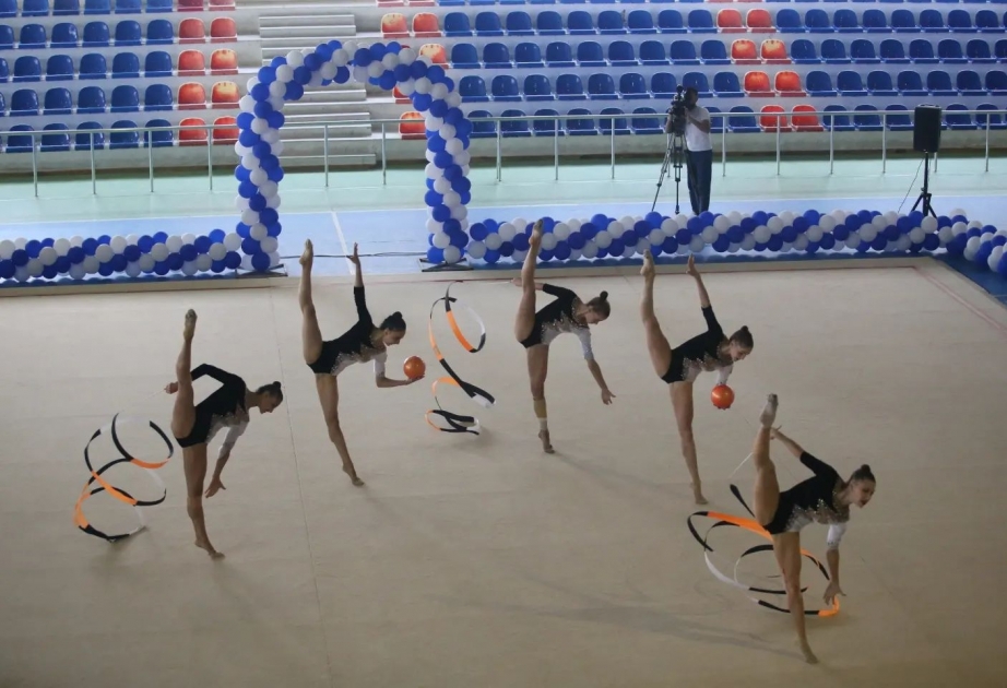 Bədii gimnastika üzrə yığmamız yoxlama məşqi keçirib