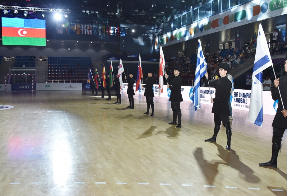 Bakıda həndbol üzrə Avropa çempionatının açılış mərasimi keçirilib