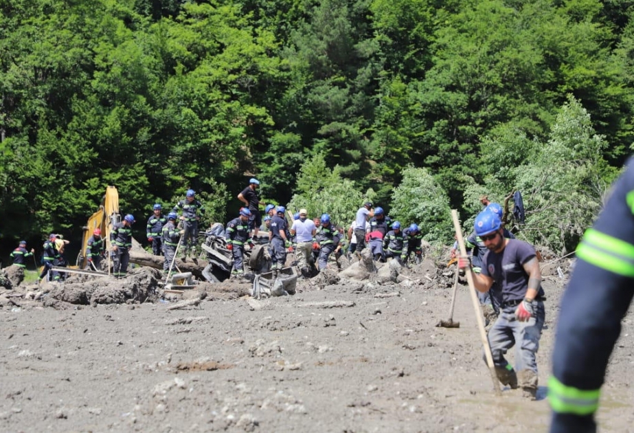 Gürcüstanda təbii fəlakət qurbanlarının sayı yenidən artıb