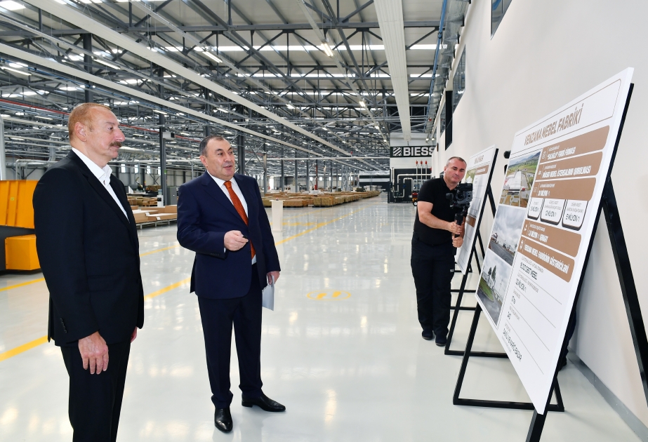 “Venzana” furniture factory opened in Gazakh VIDEO