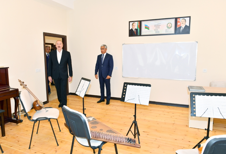 Samuxda Sərkar kənd uşaq musiqi məktəbinin yeni binası istifadəyə verilib YENİLƏNİB VİDEO
