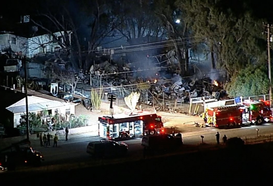 Three killed as two firefighting helicopters collide mid-air in California