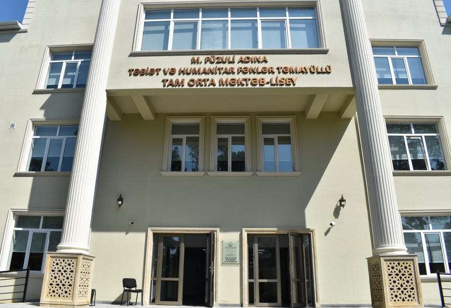 Məktəb direktoru: Məhəmməd Füzuli adına tam orta məktəb-liseyin yeni binası Prezidentimizin bizə hədiyyəsidir VİDEO