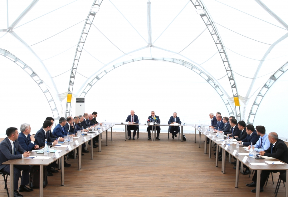Se ha celebrado en Lachin una reunión ordinaria del grupo de trabajo sobre transportes, comunicaciones y altas tecnologías