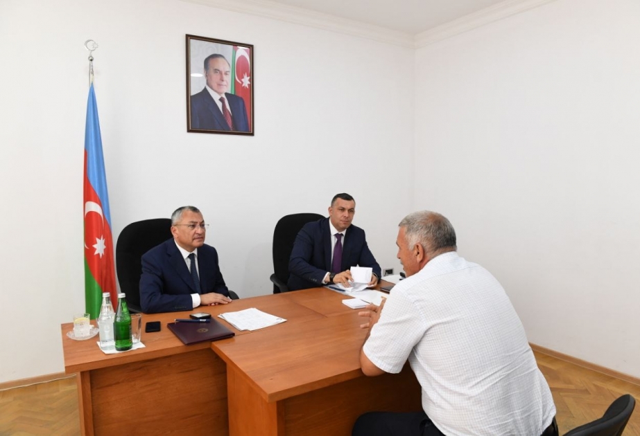 Ağsuda və İsmayıllıda müvəqqəti məskunlaşmış məcburi köçkünlərin müraciətləri dinlənilib