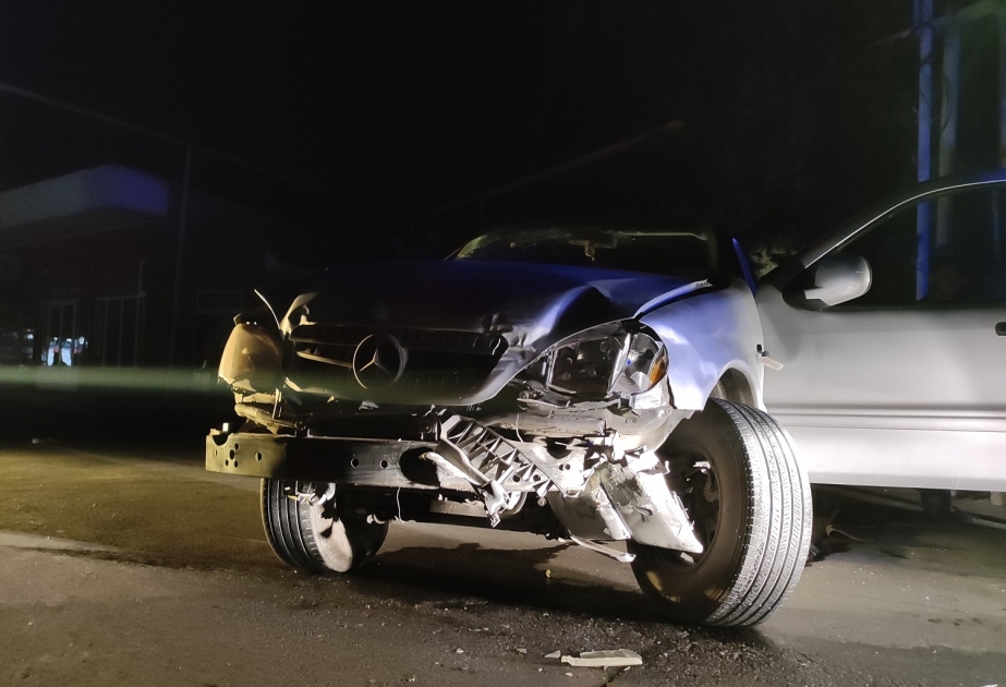 Xaçmazda iki avtomobil toqquşub, xəsarət alan var  VİDEO