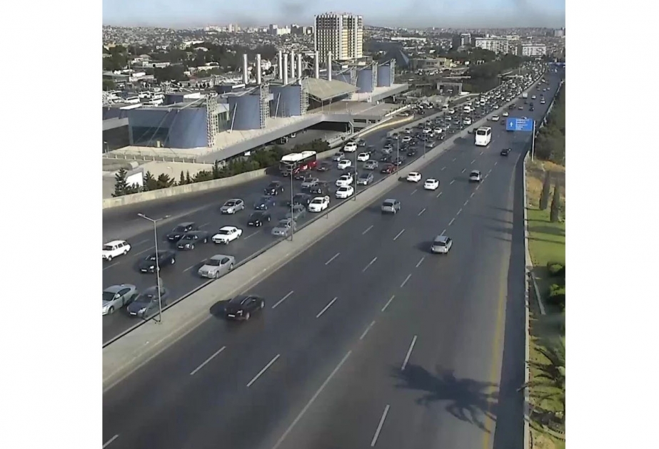 Bakıda hazırda sıxlıq müşahidə edilən yollar