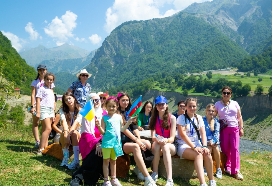 Ukrainische Kinder erholen sich in Gabala