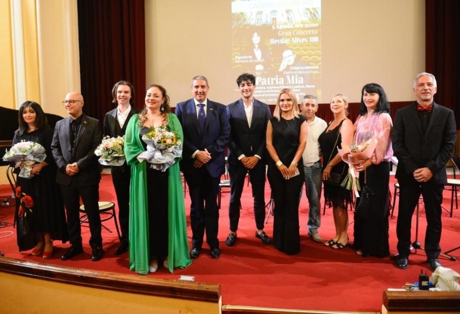 San Remo acoge un concierto dedicado al Gran Líder Heydar Aliyev