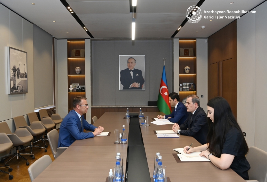 Ceyhun Bayramov Litvanın ölkəmizdəki səfiri ilə görüşüb