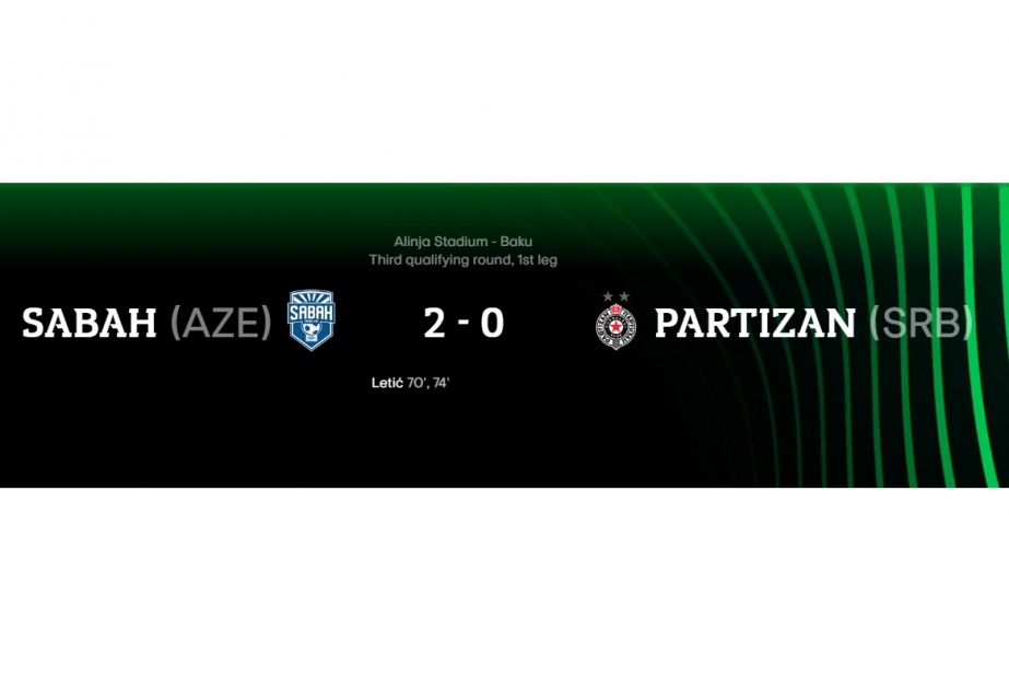 “Sabah” komandası UEFA Konfrans Liqasında “Partizan” üzərində qələbə qazanıb