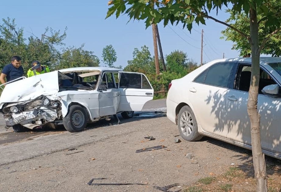 Ağstafa rayonunda yol nəqliyyat hadisəsi baş verib – FOTO VİDEO