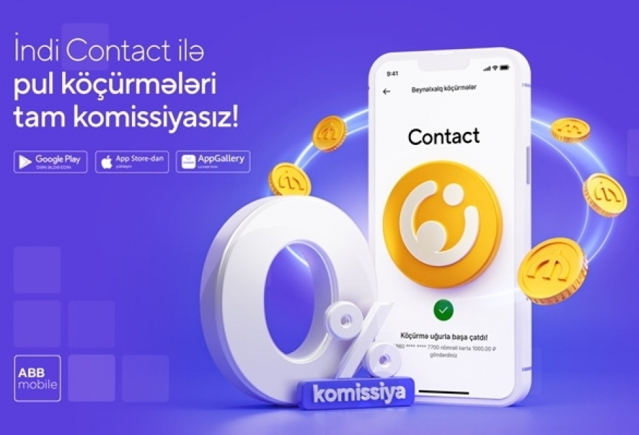 ®  “ABB mobile”da CONTACT-la təcili pulköçürmə