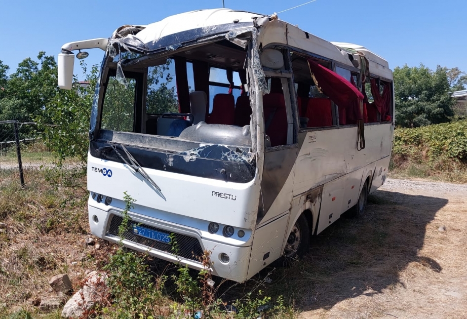 DİN: Quba-Qusar yolunda avtobusun aşması ilə bağlı araşdırma aparılır VİDEO
