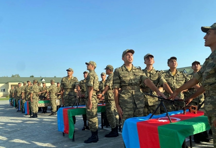 В Азербайджанской армии состоялись церемонии принятия присяги