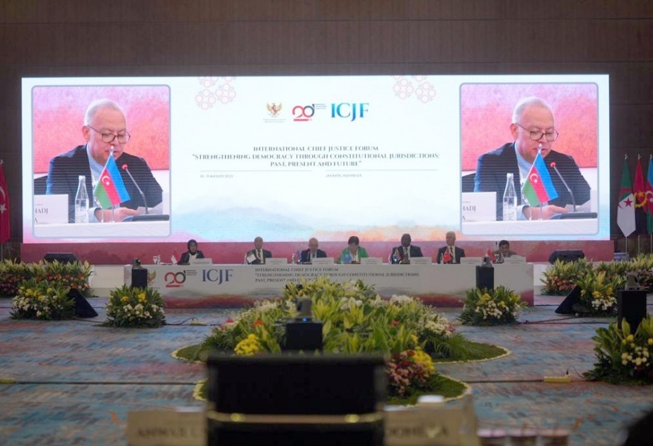 Chairman of Azerbaijan’s Constitutional Court attends International Chief Justice Forum in Jakarta