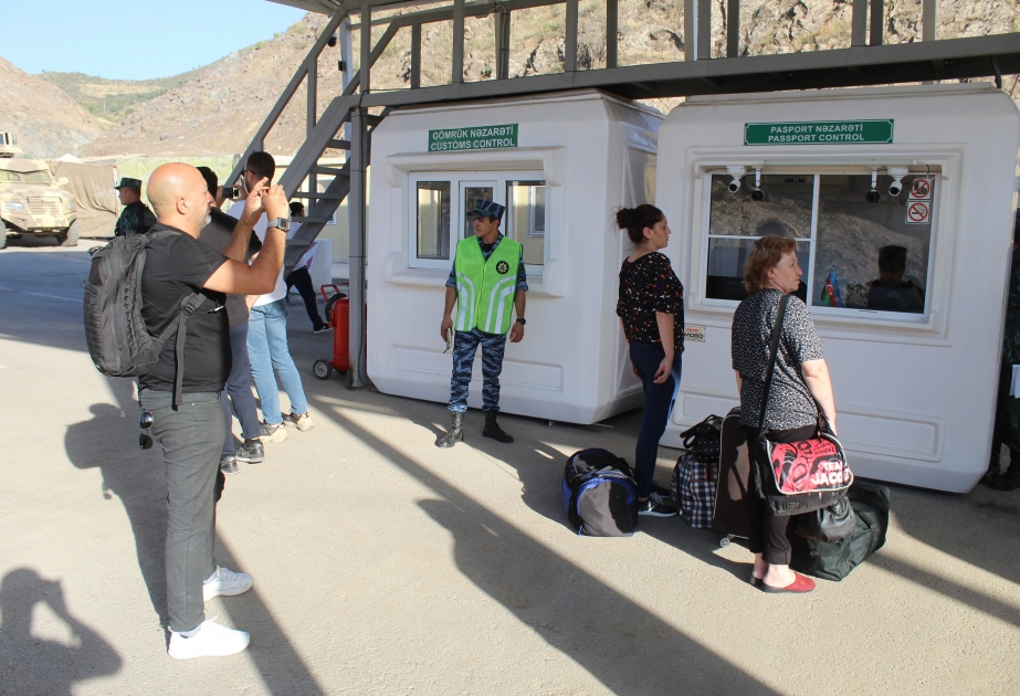 Turkish journalists visit Azerbaijan’s Lachin border checkpoint