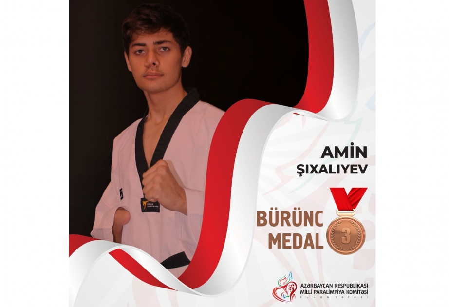 Amin Şıxaliyev Avropa paralimpiya çempionatında bürünc medal qazanıb