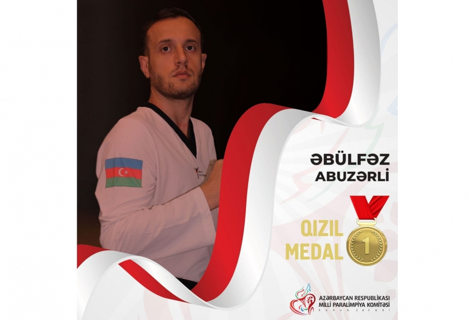 Para-taekwondo : un autre Azerbaïdjanais remporte l’or aux Pays-Bas