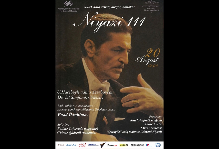 Filarmoniyada maestro Niyazinin xatirəsi anılacaq