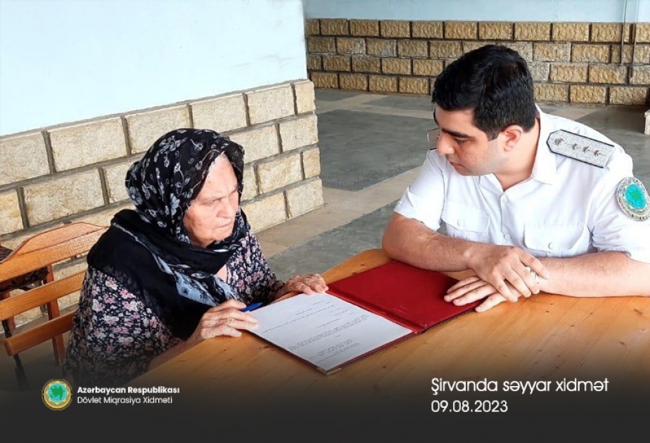 Ağsu və Şirvanda miqrasiya xidmətləri səyyar qaydada göstərilib