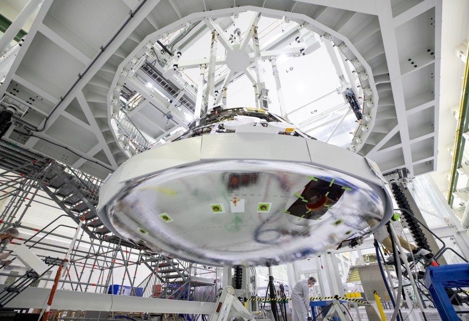 Finalizan las pruebas acústicas del módulo de la tripulación Artemis II Orion