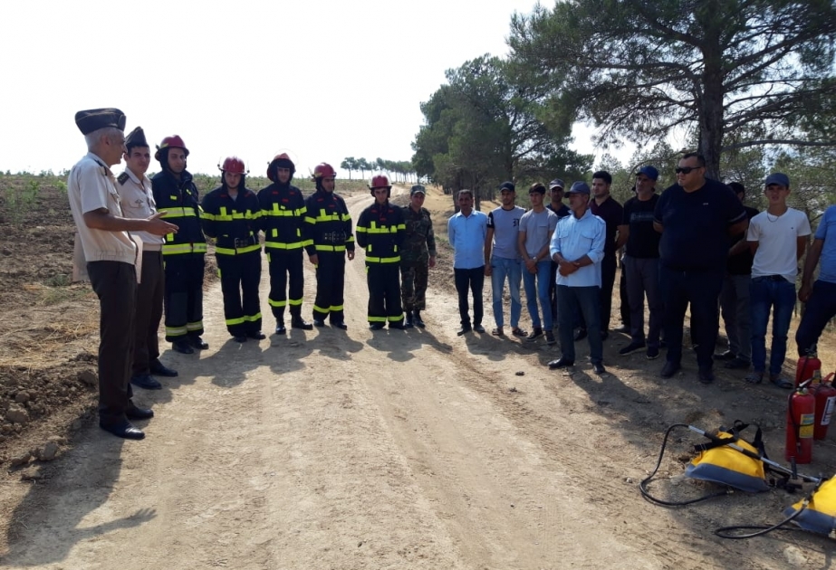 Şimal bölgəsində yanğın təhlükəsizliyi ilə bağlı silsilə maarifləndirmə tədbirləri keçirilib