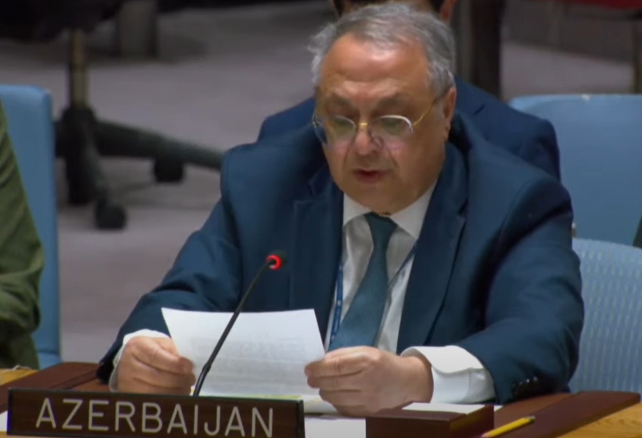 المندوب الأذربيجاني الدائم لدى الأمم المتحدة: معبر لاتشين الحدودي أنشئ بغية حماية سيادة أذربيجان وأمنها
