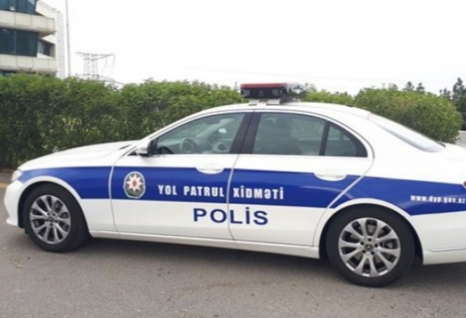 Polisin xidməti avtomobilində alışma baş verib