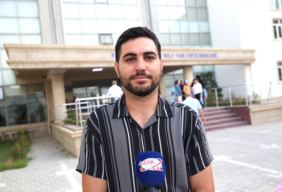 Füzuli sakini: Doğma torpağa qayıtdığım üçün çox sevincliyəm