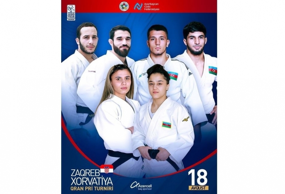 Seis judocas representarán a Azerbaiyán en el Gran Premio de Zagreb 2023