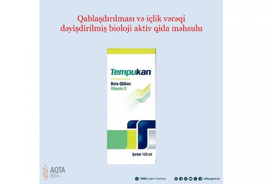 Daşkəsəndə fəaliyyət göstərən aptekdə bioloji aktiv qida məhsulu ilə bağlı pozuntular aşkarlanıb