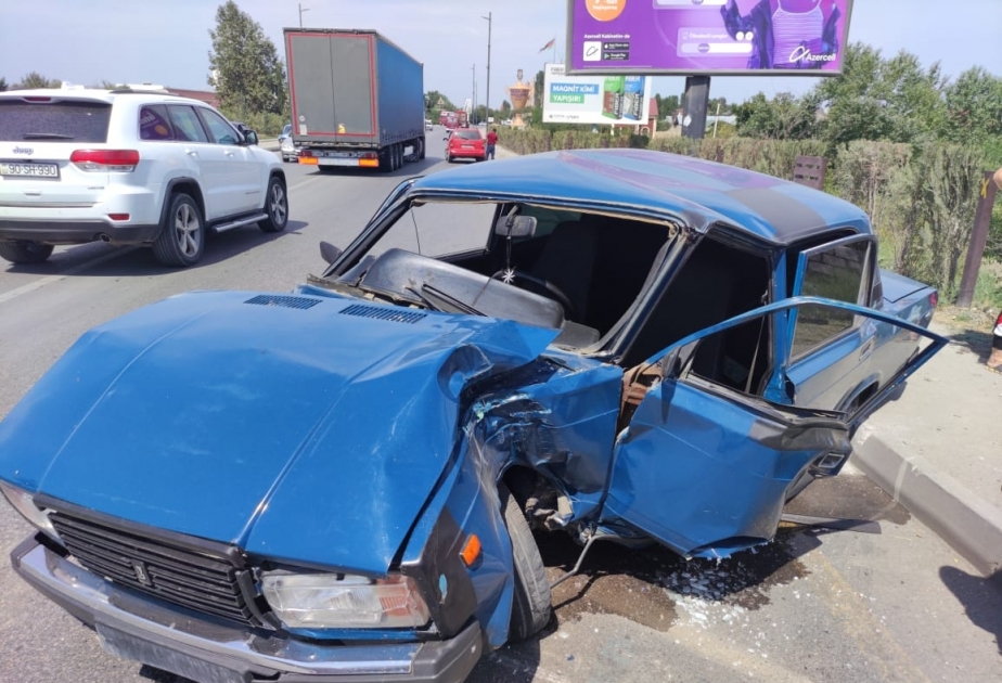 Xaçmazda iki avtomobil toqquşub, xəsarət alanlar var  VİDEO