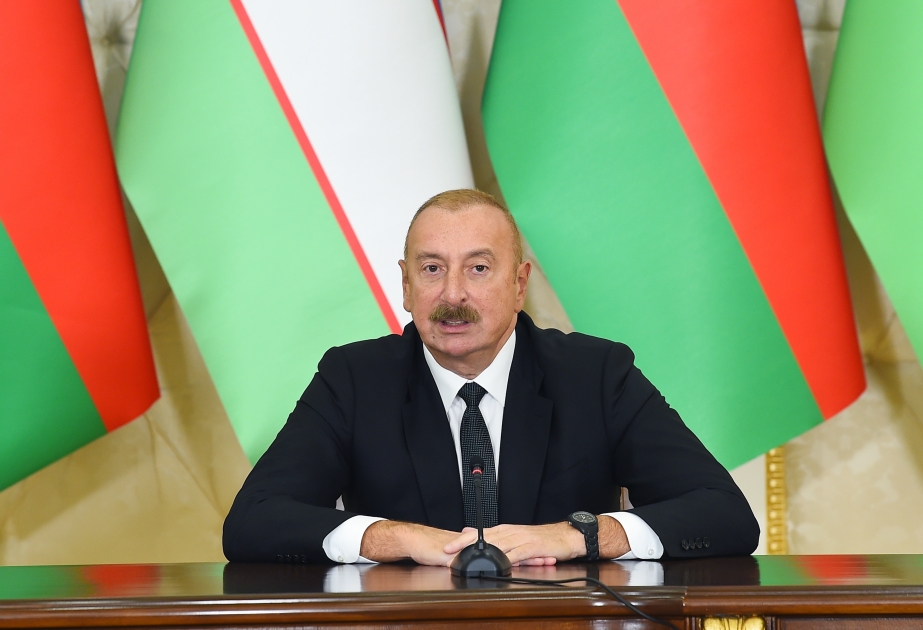 Prezident İlham Əliyev: Azərbaycan və Özbəkistan münasibətləri ən yüksək səviyyəyə çatdırıb