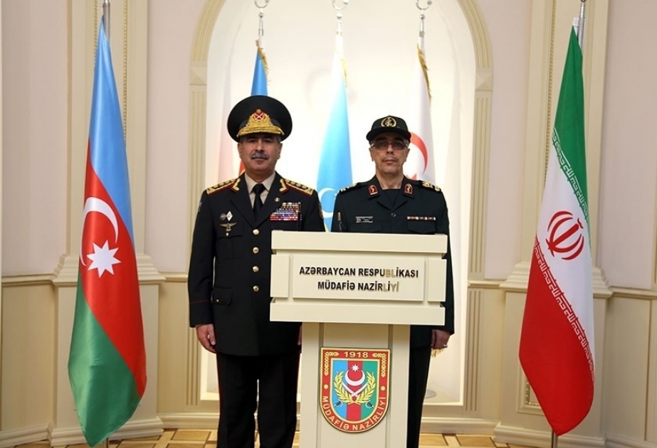 Azerbaijan`s Minister of Defense and Chief of General Staff of Armed Forces of Iran hold phone talk