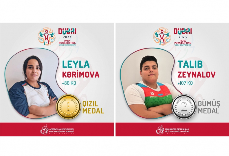 Levantadores de potencia azerbaiyanos ganan medallas en el Campeonato del Mundo
