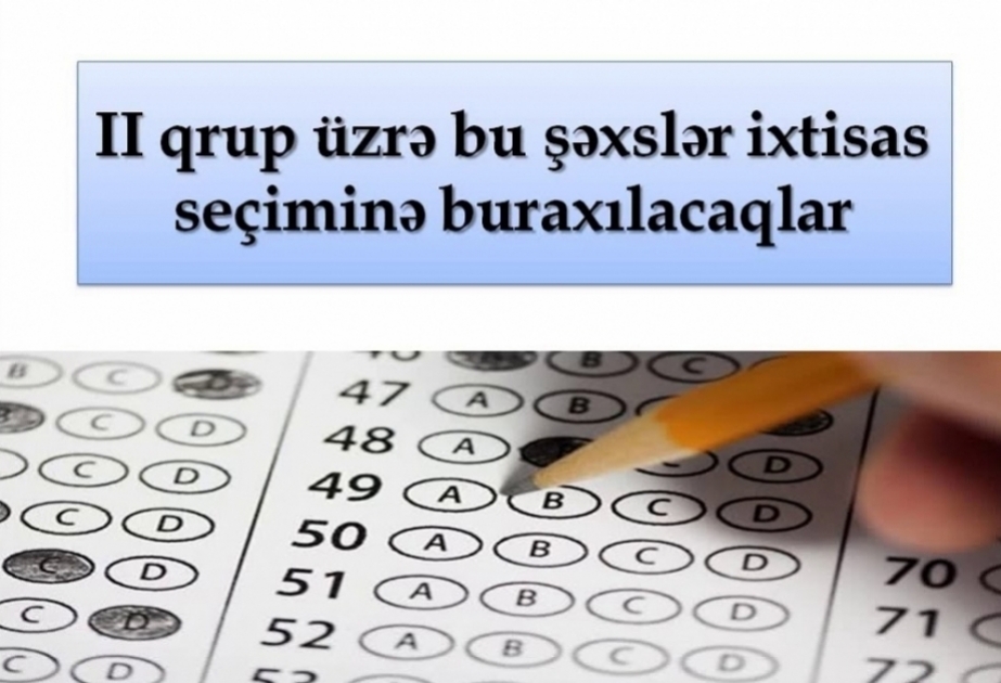 DİM: II qrup üzrə müsabiqəyə ümumi balı 200-dən az olmayan abituriyentlər buraxılırlar