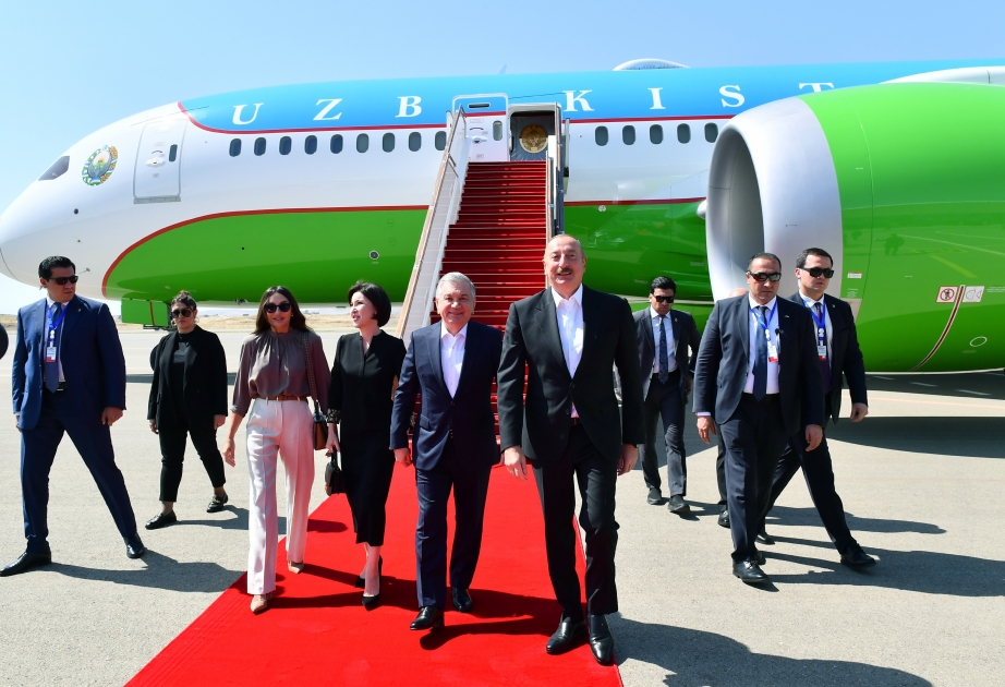 President of Uzbekistan Shavkat Mirziyoyev, who is on state visit to Azerbaijan, arrived in Fuzuli district VIDEO